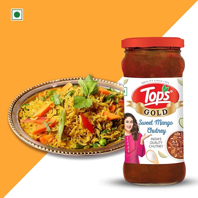 TOPS GOLD SWEET MANGO CHUTNEY 450 GM - SuperMarcheStore