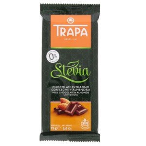 TRAPA STEVIA ALMOND 75 GM - SuperMarcheStore