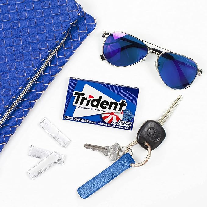 TRIDENT CHEWING GUM PERFECT PEPPERMINT - SuperMarcheStore