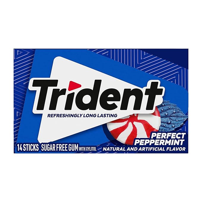 TRIDENT CHEWING GUM PERFECT PEPPERMINT - SuperMarcheStore