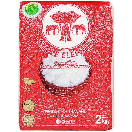 TRIPLE ELEPHANT JASMINE RICE 2 KG - SuperMarcheStore