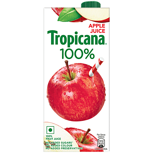 TROPICANA 100% APPLE JUICE 1LTR - SuperMarcheStore