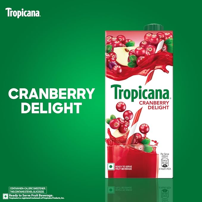 TROPICANA CRANBERRY DELIGHT 1 LTR - SuperMarcheStore