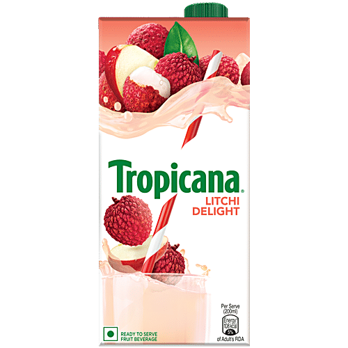 TROPICANA LITCHI DELIGHT 1 LTR - SuperMarcheStore