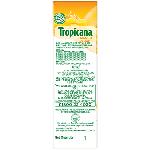 TROPICANA MANGO DELIGHT 1 LTR - SuperMarcheStore