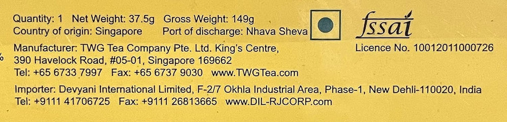 TWG GEISHA BLOSSOM TEA 15 PCS - SuperMarcheStore
