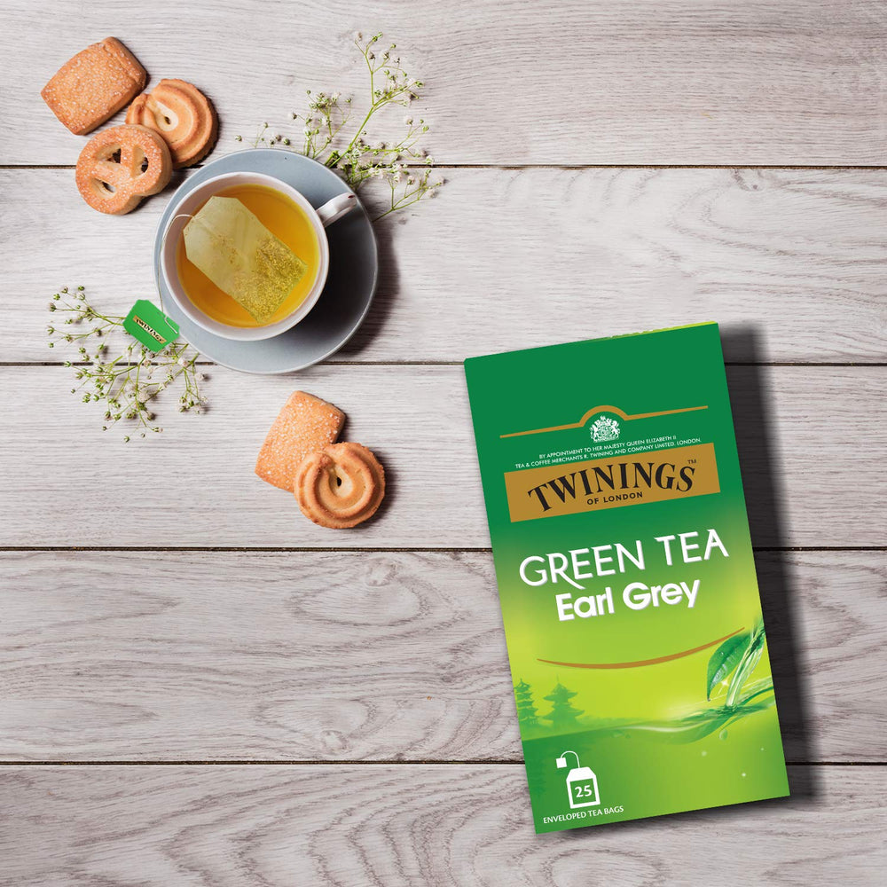 TWININGS GREEN TEA EARL GREY 50GM - SuperMarcheStore