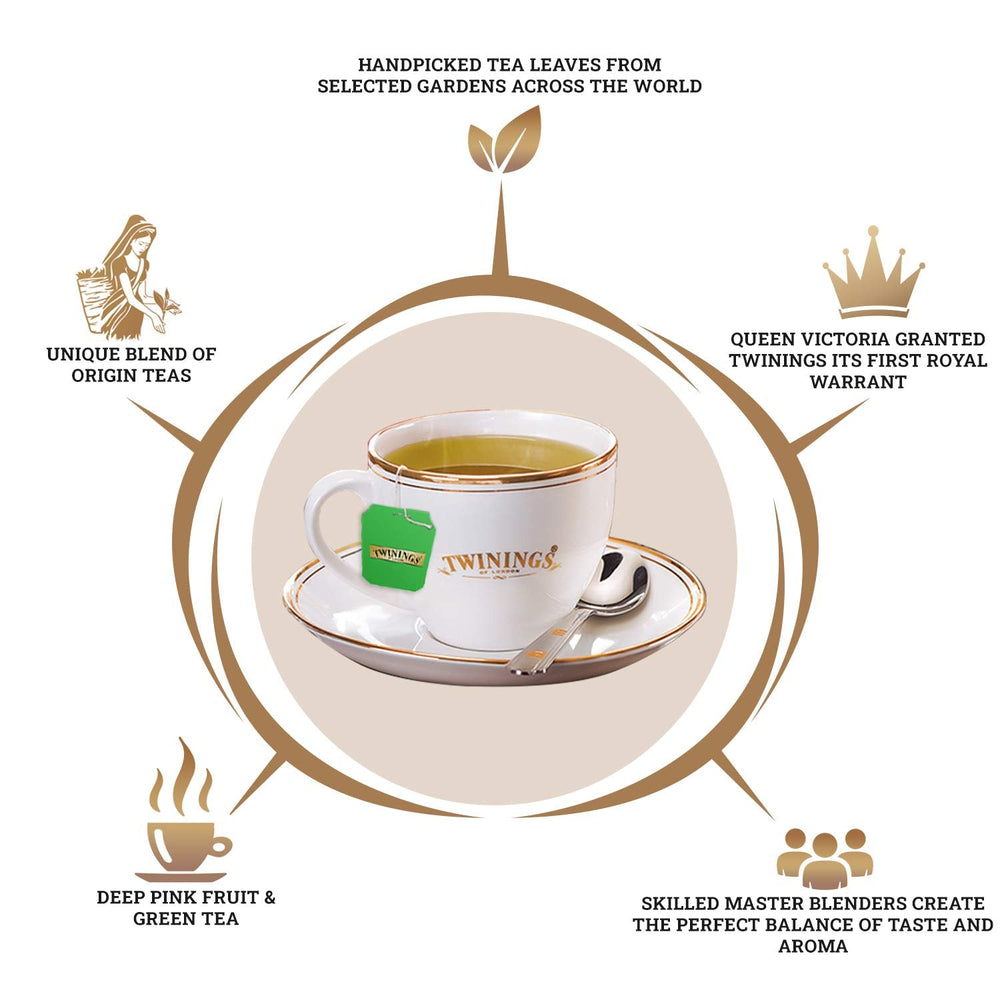 TWININGS GREEN TEA POMOGRANATE - SuperMarcheStore