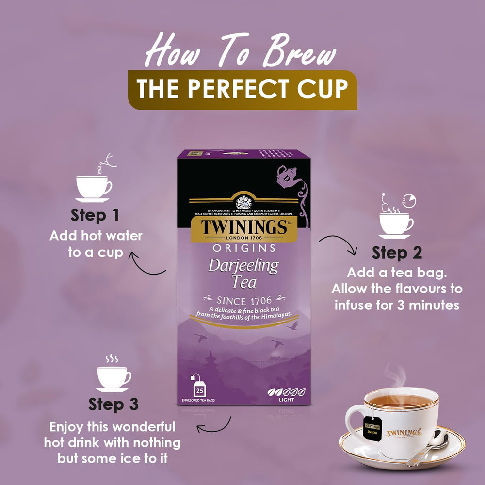 TWINNING DARJLING TEA 25 BAGS - SuperMarcheStore