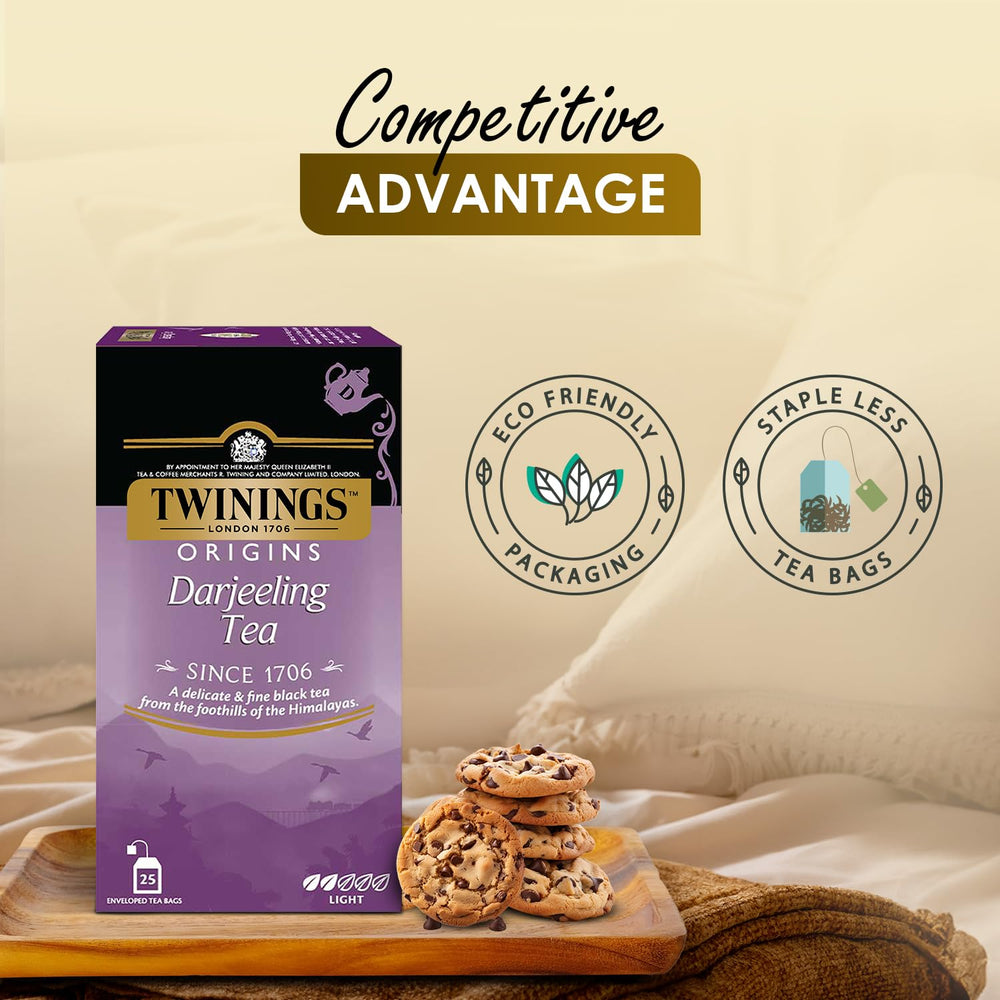 TWINNING DARJLING TEA 25 BAGS - SuperMarcheStore