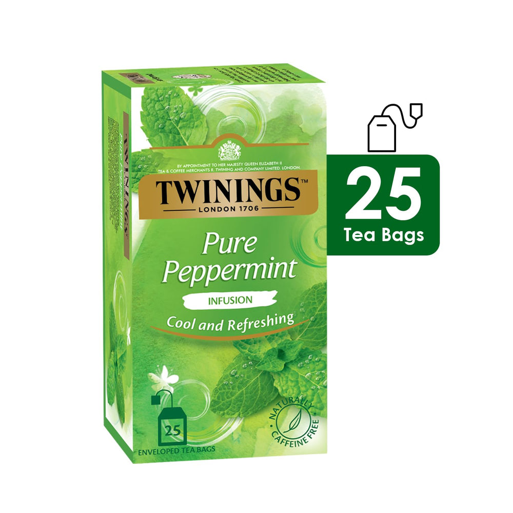 TWINNING PURE PEPPERMINT 25 BAGS - SuperMarcheStore