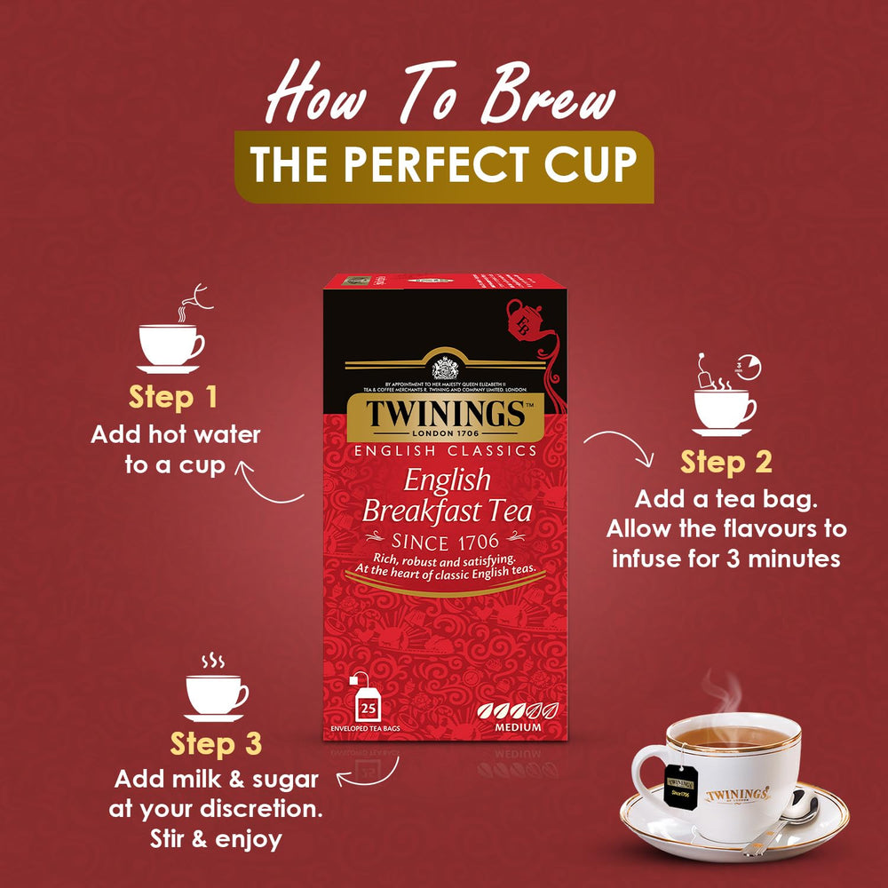 TWINNINGS SPCLTY TEA FLV ENG BFT 25P - SuperMarcheStore