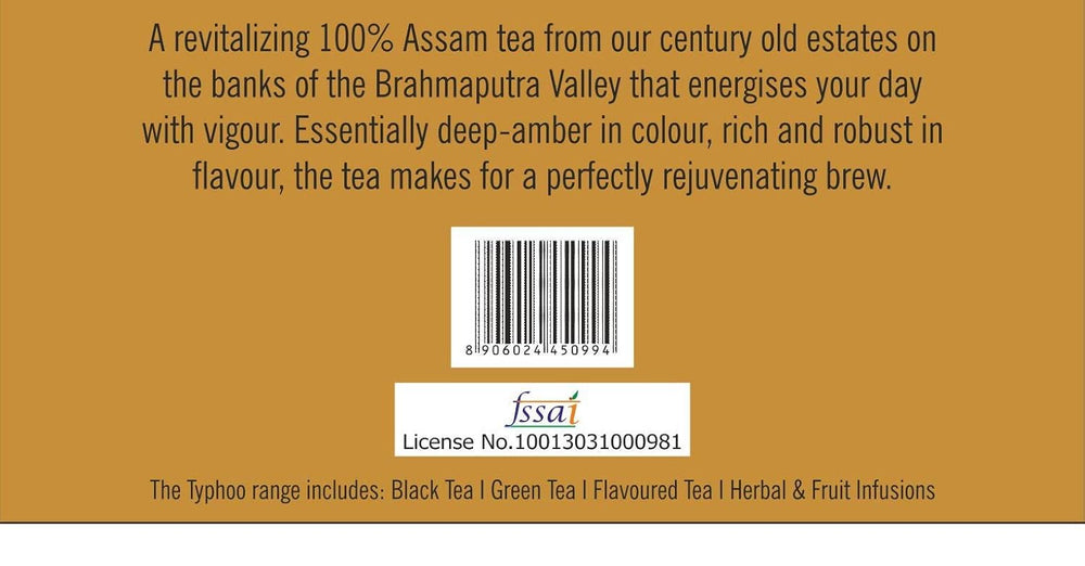 TYPHOO CLASSIC ASSAM TEA - SuperMarcheStore