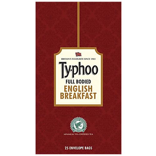 TYPHOO FULL BODIED ENGLISH BREAKFAST 25 TEA BAGS - SuperMarcheStore