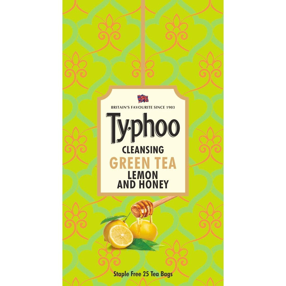 TYPHOO GREEN TEA LEMON ND HONEY 25 TEA BAGS - SuperMarcheStore