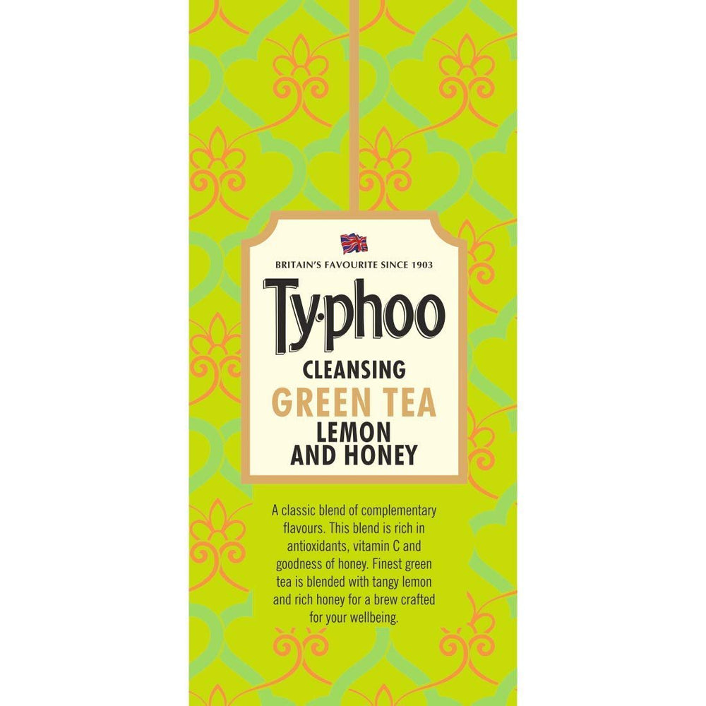 TYPHOO GREEN TEA LEMON ND HONEY 25 TEA BAGS - SuperMarcheStore