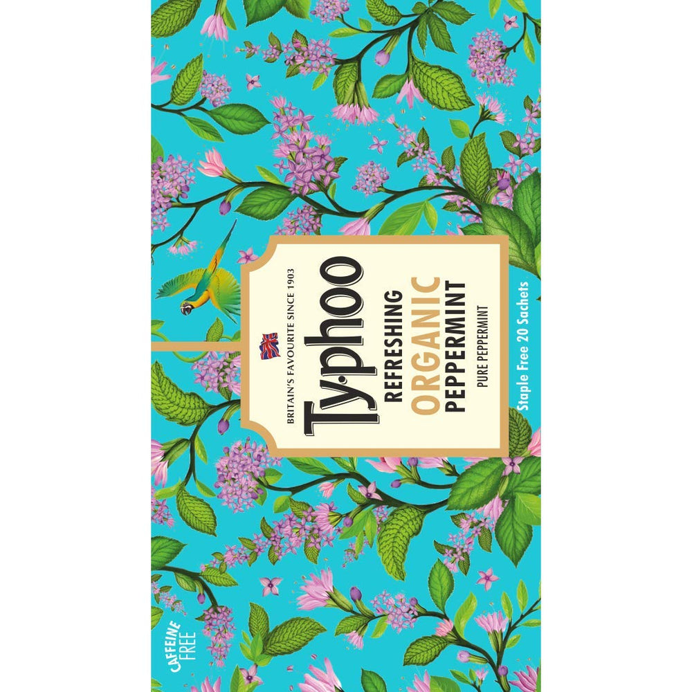 TYPHOO REFRESHING ORGANIC PEPPERMINT 20 TEA BAGS - SuperMarcheStore