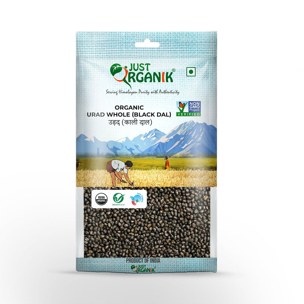 JUST ORGANIK URAD WHOLE- BLACK DAL 500G