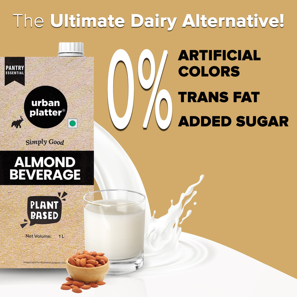 URBAN PLATTER ALMOND MILK UNSWEETENED 1L - SuperMarcheStore