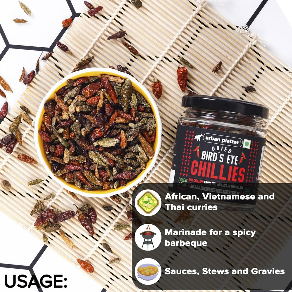 URBAN PLATTER BIRDS EYE CHILLES 50 GM - SuperMarcheStore