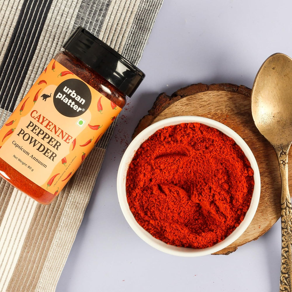 URBAN PLATTER CAYENNE PEPPER POWDER SHAKER JAR 80GM - SuperMarcheStore