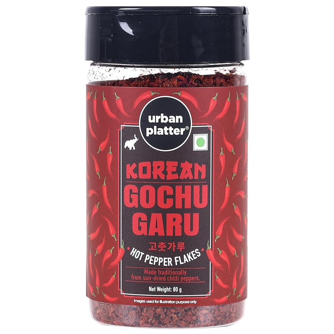 URBAN PLATTER COREAN GOCHUGARU HOT PEPPER POWDER SHAKER JAR 80GM - SuperMarcheStore