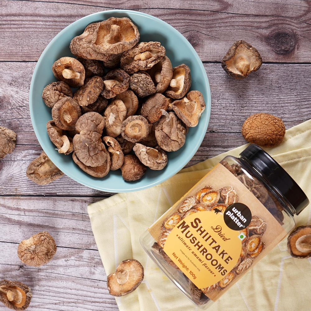 URBAN PLATTER DRYED SHIITAKE MASHROOMS 100GM - SuperMarcheStore