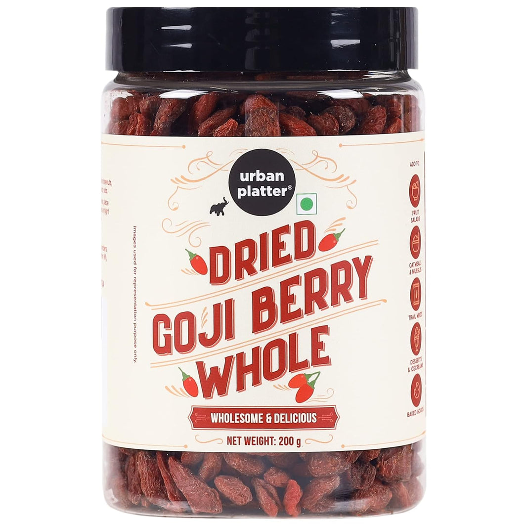 URBAN PLATTER GOJI BERRIES 200 GM - SuperMarcheStore
