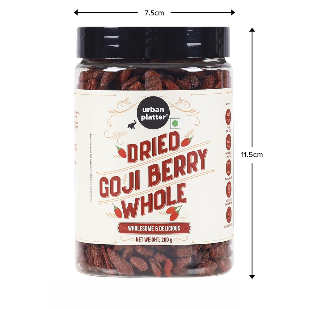 URBAN PLATTER GOJI BERRIES 200 GM - SuperMarcheStore