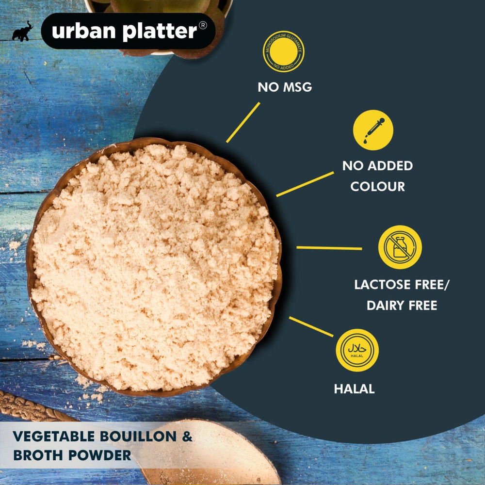 URBAN PLZTTER VEGETABLE BULLION & BROTH POWDER 200 G - SuperMarcheStore