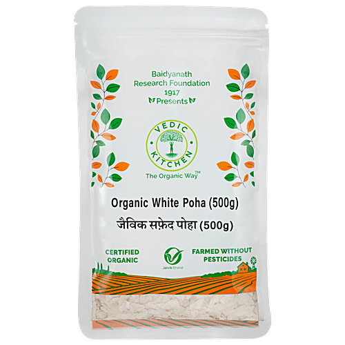 VEDIC KITCHEN ORGANIC POHA 500 GM - SuperMarcheStore
