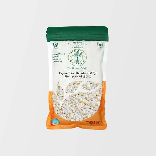 VEDIC KITCHEN URAD SPLIT WHITE 500GM - SuperMarcheStore