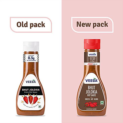 VEEBA BHUT JOLOKIA HOT SAUCE 300 GM - SuperMarcheStore