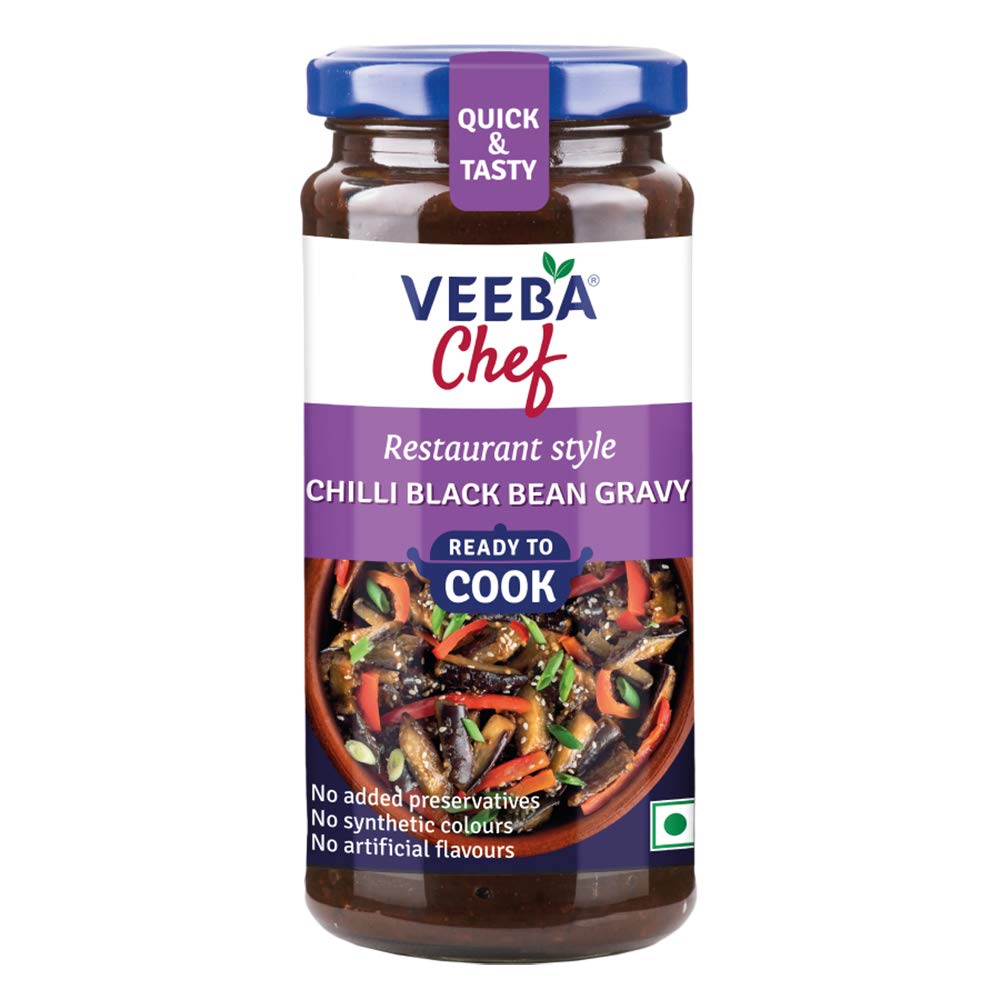 VEEBA CHILLI BLACK BEAN GRAVY 250GM - SuperMarcheStore