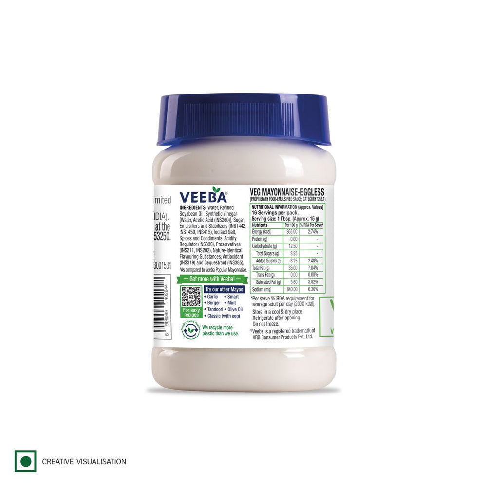 VEEBA EGGLESS MAYO 250GM - SuperMarcheStore