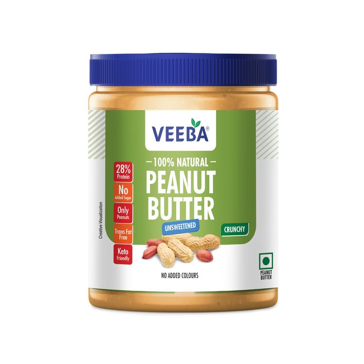 VEEBA PEANUT BUTTER CRUNCHY 1KG - SuperMarcheStore