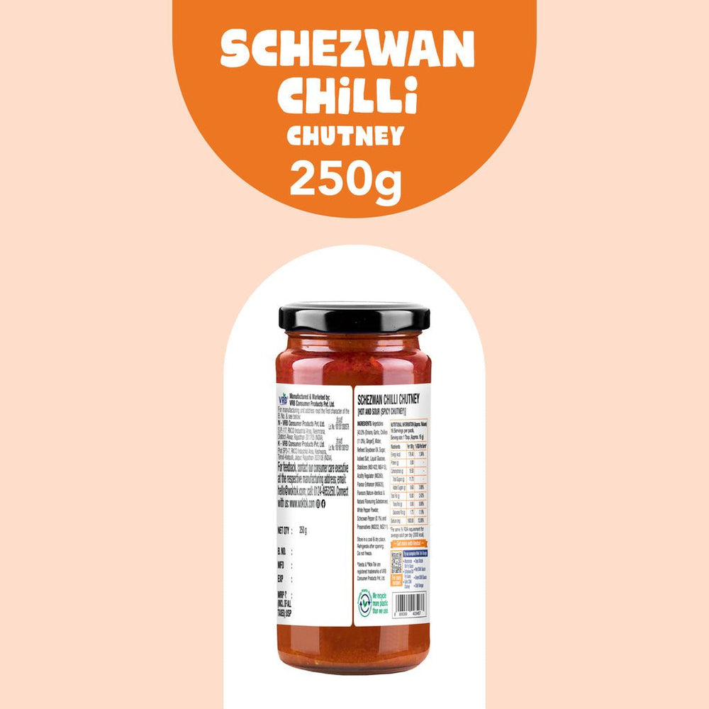 VEEBA SCHEZWAN CHILLI CHUTNEY 250 GM - SuperMarcheStore