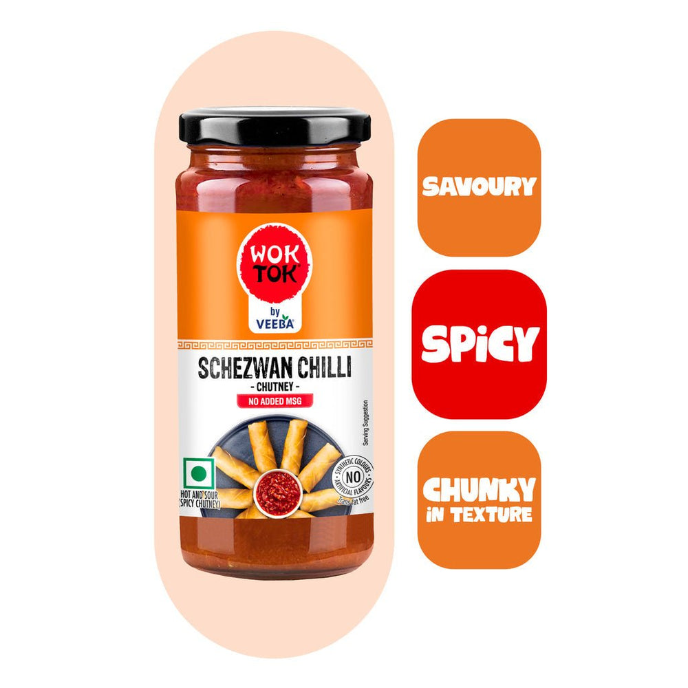VEEBA SCHEZWAN CHILLI CHUTNEY 250 GM - SuperMarcheStore