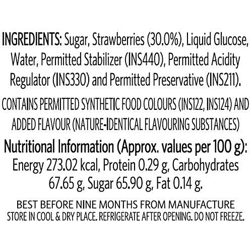 VEEBA STRAWBERRY FRUIT TOPPING 380G - SuperMarcheStore