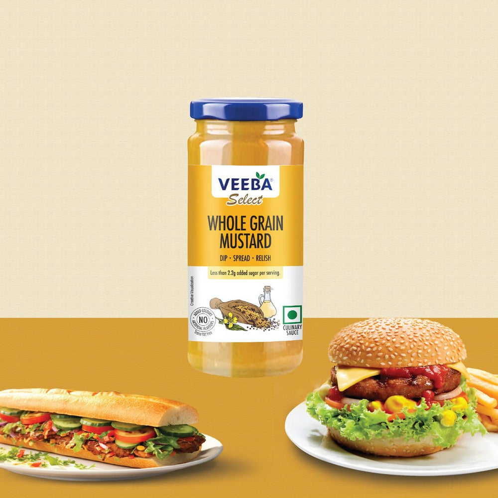 VEEBA WHOLE GRAIN MUSTARD - SuperMarcheStore