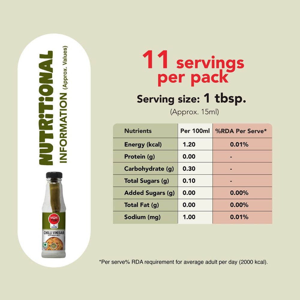 VEEBA WOK TOK CHILLI VINEGAR 175 ML - SuperMarcheStore