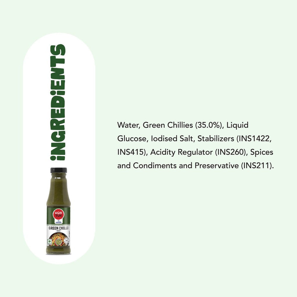 VEEBA WOK TOK GREEN CHILLI SAUCE 200 GM - SuperMarcheStore