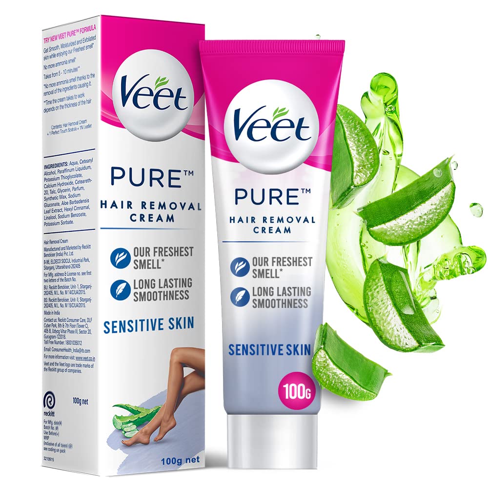 VEET PURE HAIR REMOVAL CREAM 100 GM SENSITIVE SKIN - SuperMarcheStore