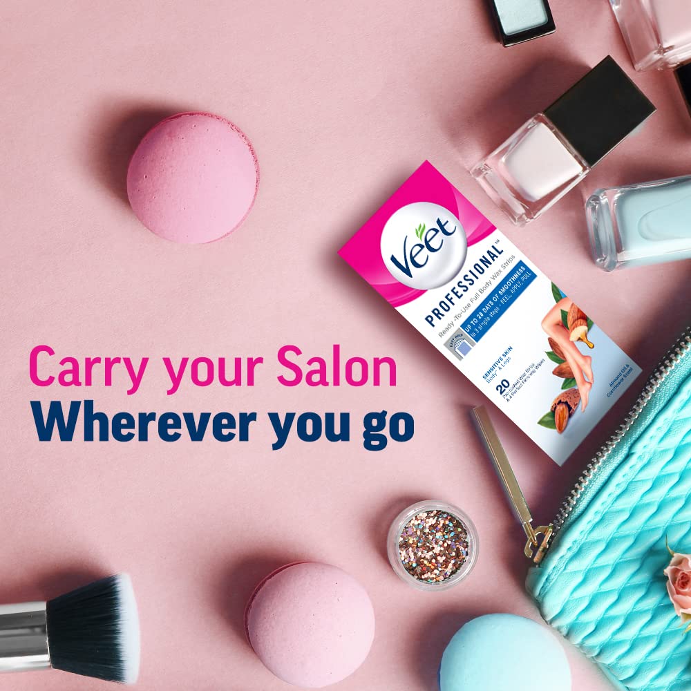 VEET READY TO USE WAX STRIPS 20 N SENS SKIN - SuperMarcheStore