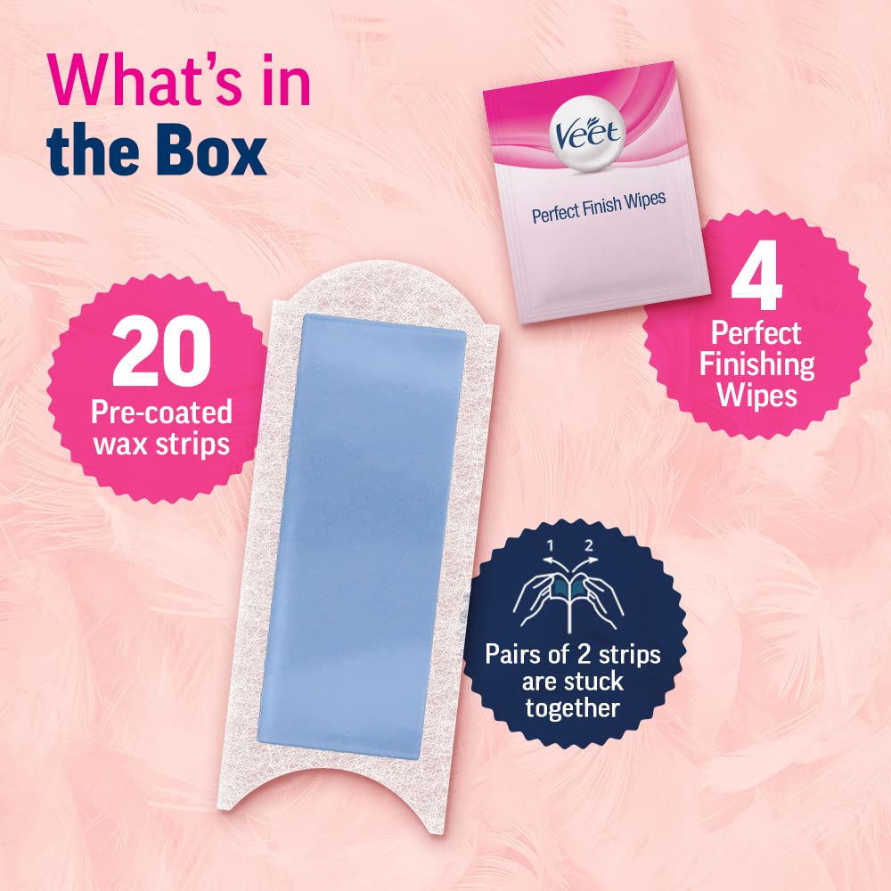 VEET READY TO USE WAX STRIPS 20 N SENS SKIN - SuperMarcheStore