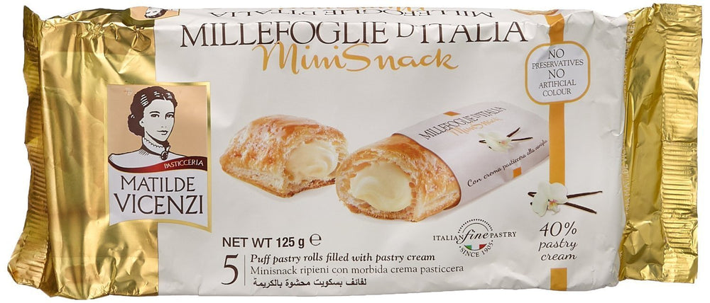 VICENZI CB MINISNACK PUFF PASTRY PP 125G - SuperMarcheStore