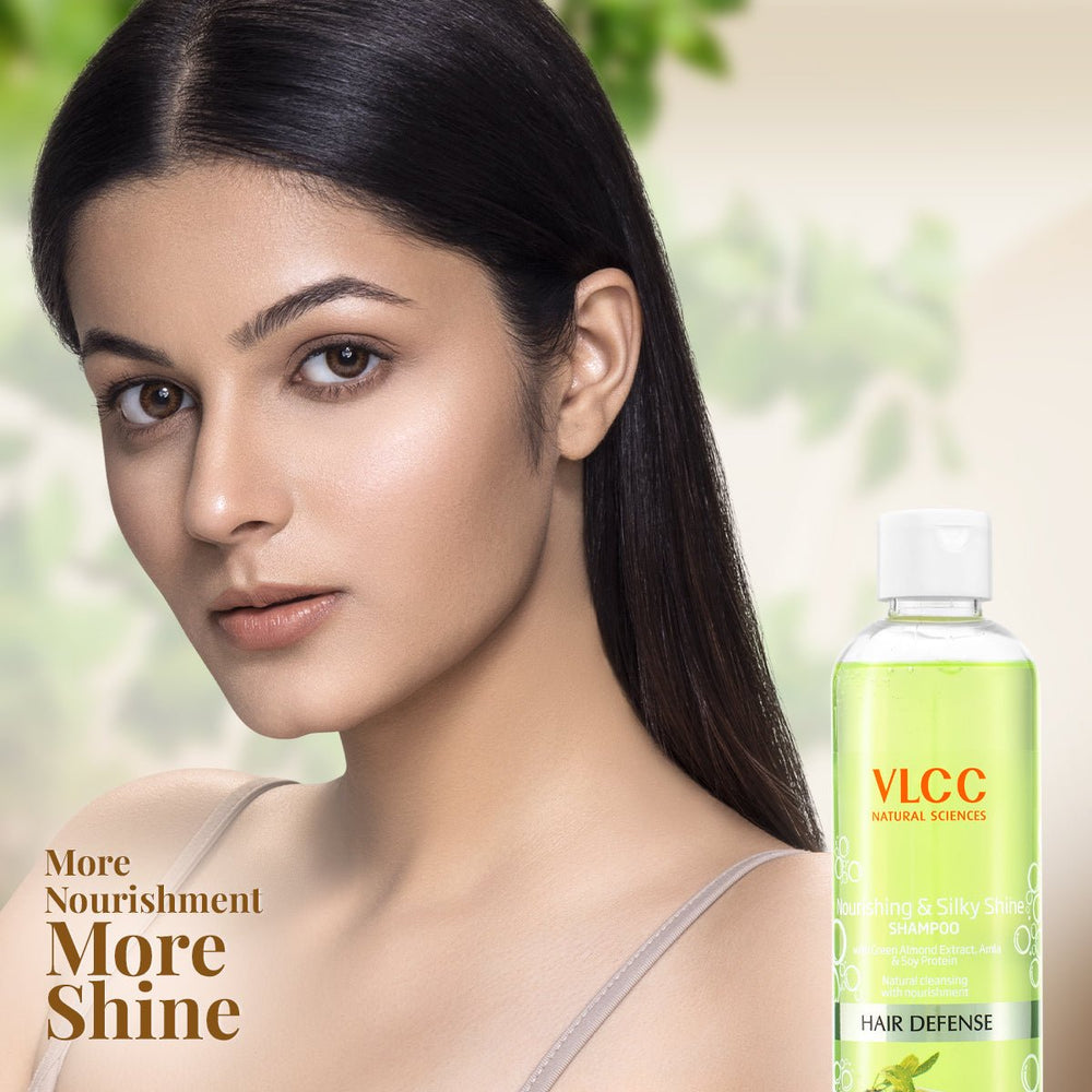 VLCC NOURISHING & SILKY SHINE SHAMPOO 350ML - SuperMarcheStore