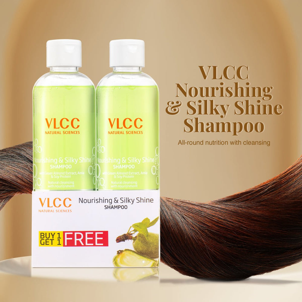VLCC NOURISHING & SILKY SHINE SHAMPOO 350ML - SuperMarcheStore