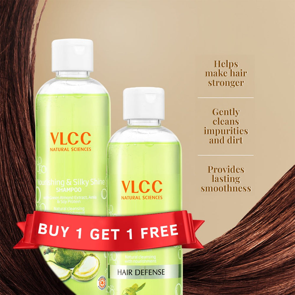 VLCC NOURISHING & SILKY SHINE SHAMPOO 350ML - SuperMarcheStore