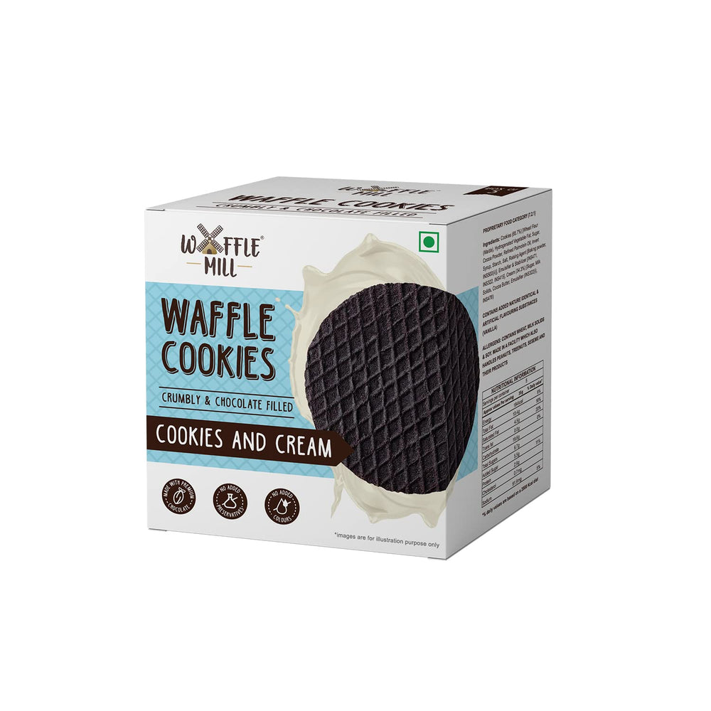 WAFFLE MILL COOKIES COOKIES & CREAM - SuperMarcheStore